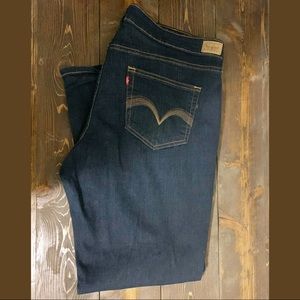 Levi’s 512  straight dark wash jeans